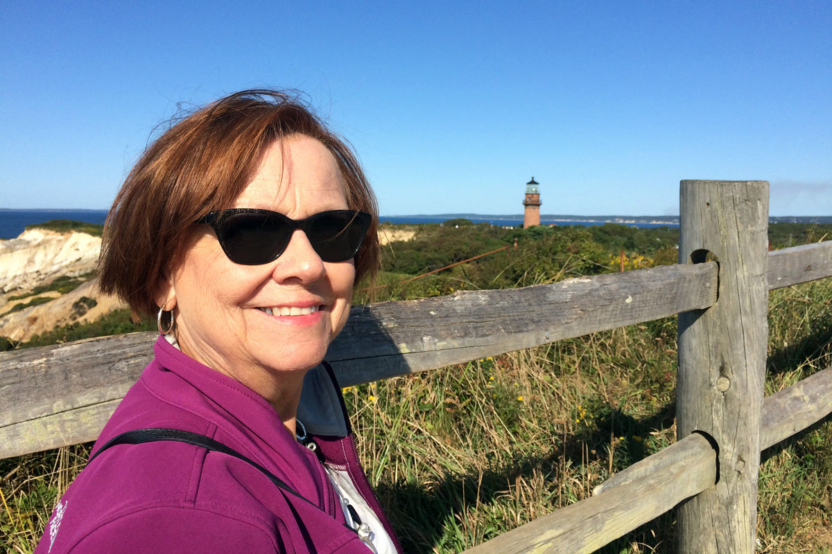 237 Marie Brown with Gay Head Light House and Aquinnah Cliffs in background. On Martha's Vineyard..jpg